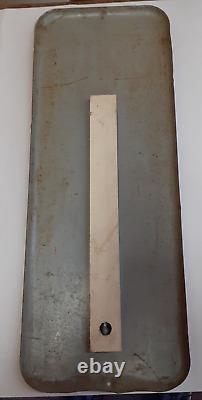 1950's ORIGINAL ROYAL CROWN COLA Metal Thermometer 10 x 25-Has glass intact