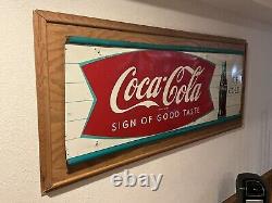 1959 Vintage Metal Coca Cola Sign
