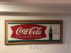 1959 Vintage Metal Coca Cola Sign