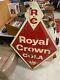 1959 Vintage Metal RC Royal Crown Cola Soda Sign 54 x 36 Gas Oil Advertising