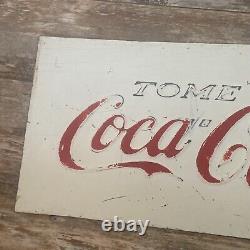 1960s Mexican Coca Cola metal sign 23x11.5 Tome