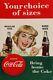 (3) Coca Cola Reg King Size Bottles 18 Heavy Duty USA Made Metal Soda Adv Sign