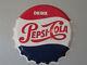 30 Drink Pepsi-Cola Bottle Cap Single Sided Metal Sign, Stout Sign Co. M 175-1