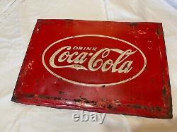 Antique 1935 Metal Coca Cola Panel