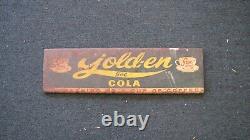 Antique Gold-en Girl Cola Sun Drop Metal Push Bar