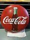 COCA-COLA 36 Coke BUTTON SIGN C1950 ORIGINAL METAL Advertising Soda Rare