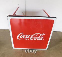 Coca Cola Complete Metal Table #11-Mexican-Restaurant- Bar-29x29-Soda-Vintage