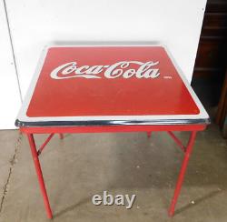 Coca Cola Complete Metal Table #14-Mexican-Restaurant- Bar-29x29-Soda-Vintage