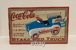 Coca Cola Die Metal 13 Limited Edition Stake Bed Truck Petal Car