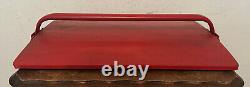 Early Vintage Red Metal Coca Cola Coke Cooler Ice Chest Replacement LID ONLY