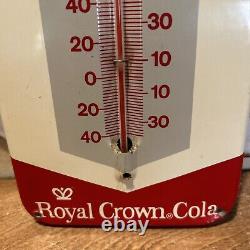 Original & Authentic''royal Crown Therm'' Painted Metal Dealer Sign 6x13.5 Inch