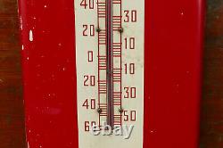 RARE Vintage 1950s Royal Crown Cola Soda Metal Advertising Thermometer Sign 25