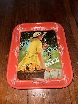 RARE Vintage Metal Coca Cola Tray, 1980s