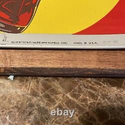 Rare! Original & Authentic''drink Coca Cola'' Metal Sign 33x11.5 Inch Rare