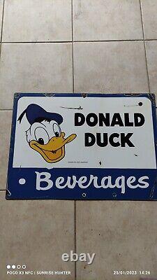 Rare! Vintage Donald Duck Cola Sign REPRODUCTION Metal