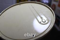 SCARCE 1950s WHISTLE SODA POP EMBOSSED METAL THERMOMETER SIGN ELF COKE BOTTLE 66