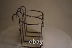 SCARCE 1960s ENJOY COCA COLA WHILE YOU SHOP PAINTED METAL SHOPPING CART SIGN