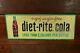 Vintage 1950s/1960s Diet-Rite Cola Sugar-Free Embossed Advertising Soda Pop Sign