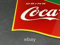 Vintage Coca Cola Advertising 12 Metal Restraunt Store Soda Pop Gas Oil Sign