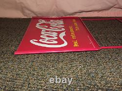 Vintage Coke Soda 1998 Coca Cola Co Real Refreshment Metal Advertising Sign