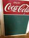 Vintage Enjoy Coca Cola Metal Chalkboard Green Original