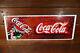 Vintage Original COCA COLA Soda Large Pop Metal Advertising Sign 48 Long