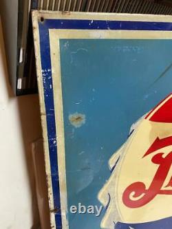 Vintage Pepsi-Cola Metal Advertising Sign