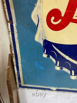 Vintage Pepsi-Cola Metal Advertising Sign