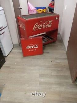 Vintage metal coca Cola Cooler